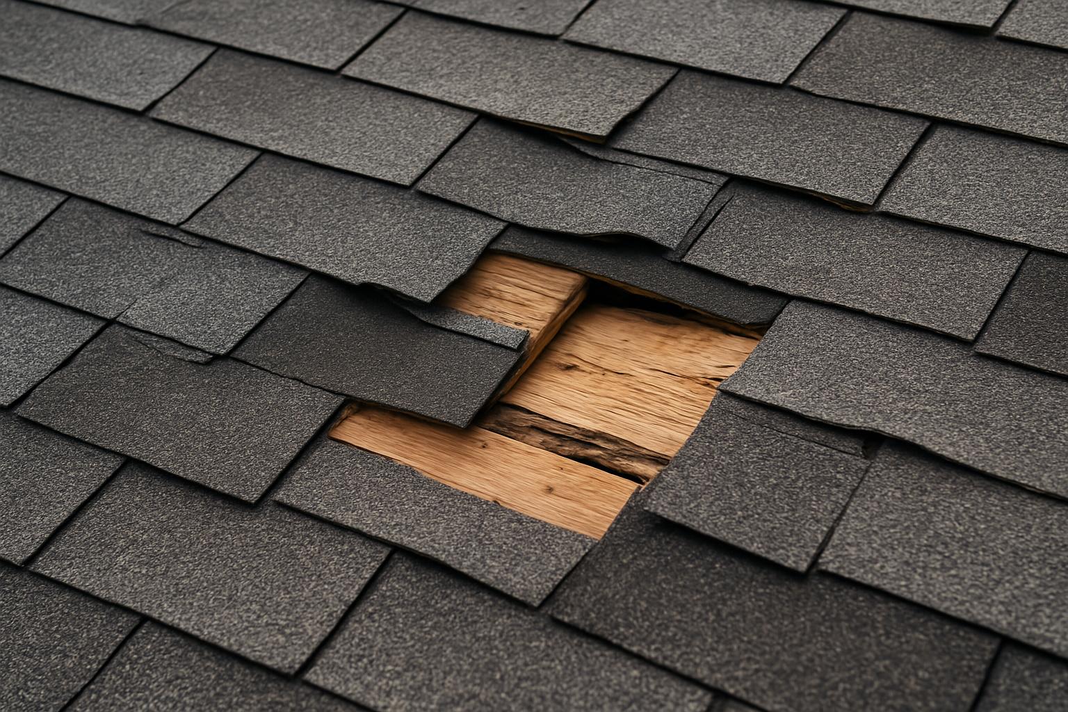 Missing or Damaged Shingles